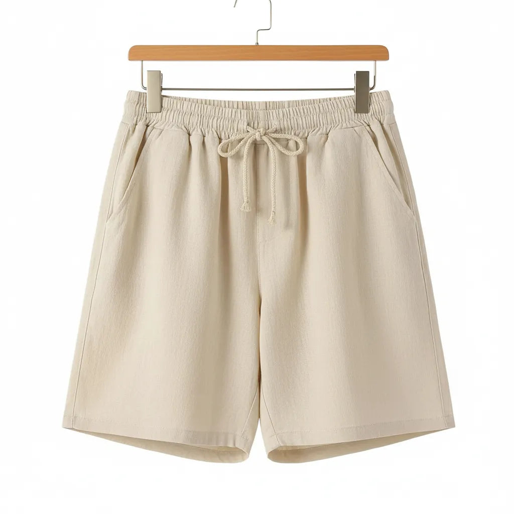 Short Homme Old Money Beige - old money style