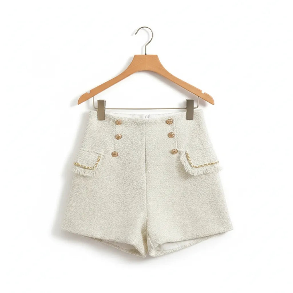 Short Old Money Blanc - My Store