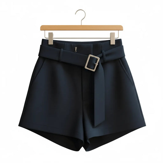 Short Old Money Femme Noir - old money style