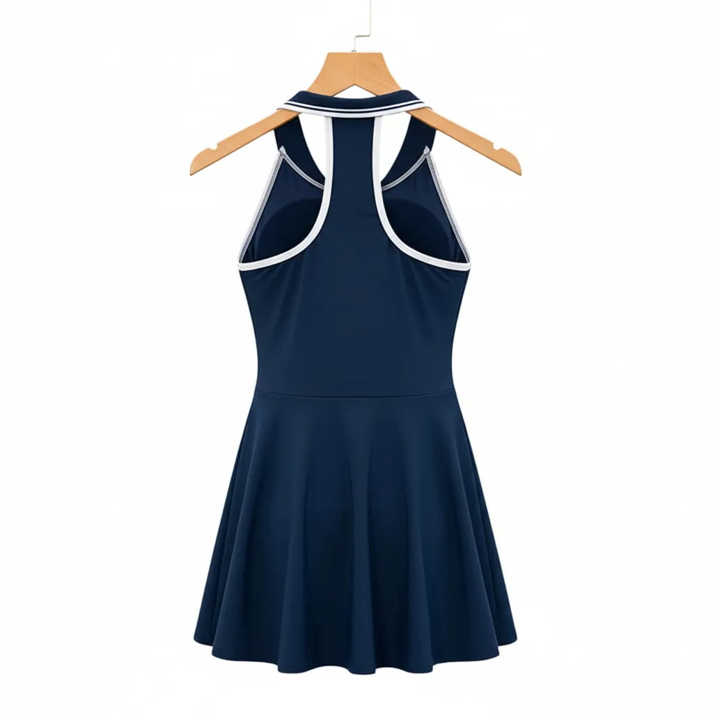 Tenue de Tennis Old Money Bleu - old money style