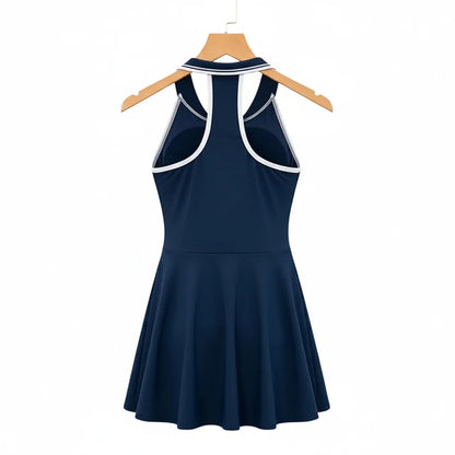 Tenue de Tennis Old Money Bleu - old money style