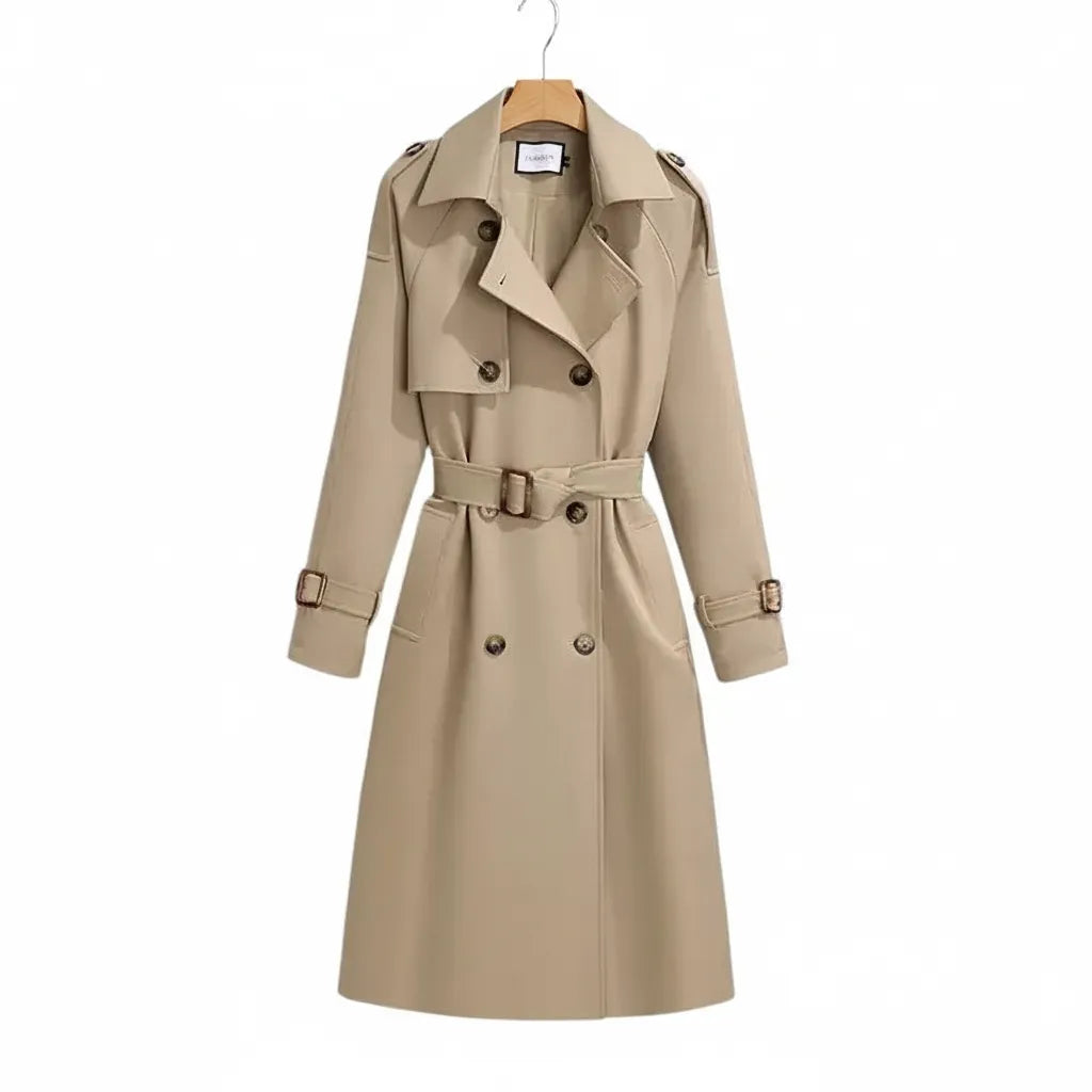 Trench Coat Old Money Beige - old money style